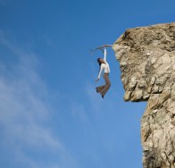 falling off the cliff