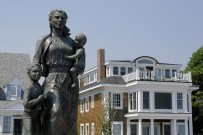 Gloucester, Mass. Fisherman's Wives Memorial Looks Out to Sea