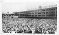 Thousands of Ford factory workers in Detroit