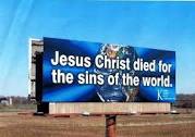 One of Harold Scott's Christian Billboards
