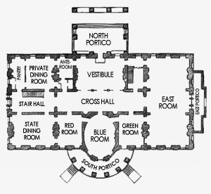 White House First Floor Plan