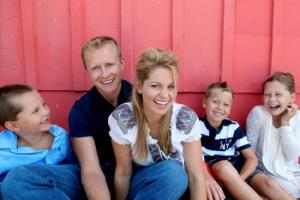 Candice and Valeri Bure and their Children